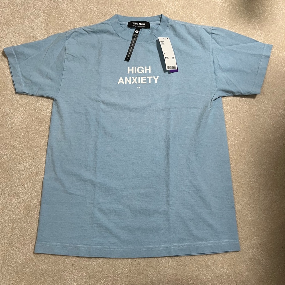 Skim milk High Anxiety T-shirt S unisex